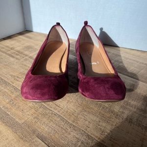 J crew Suede ballet flats